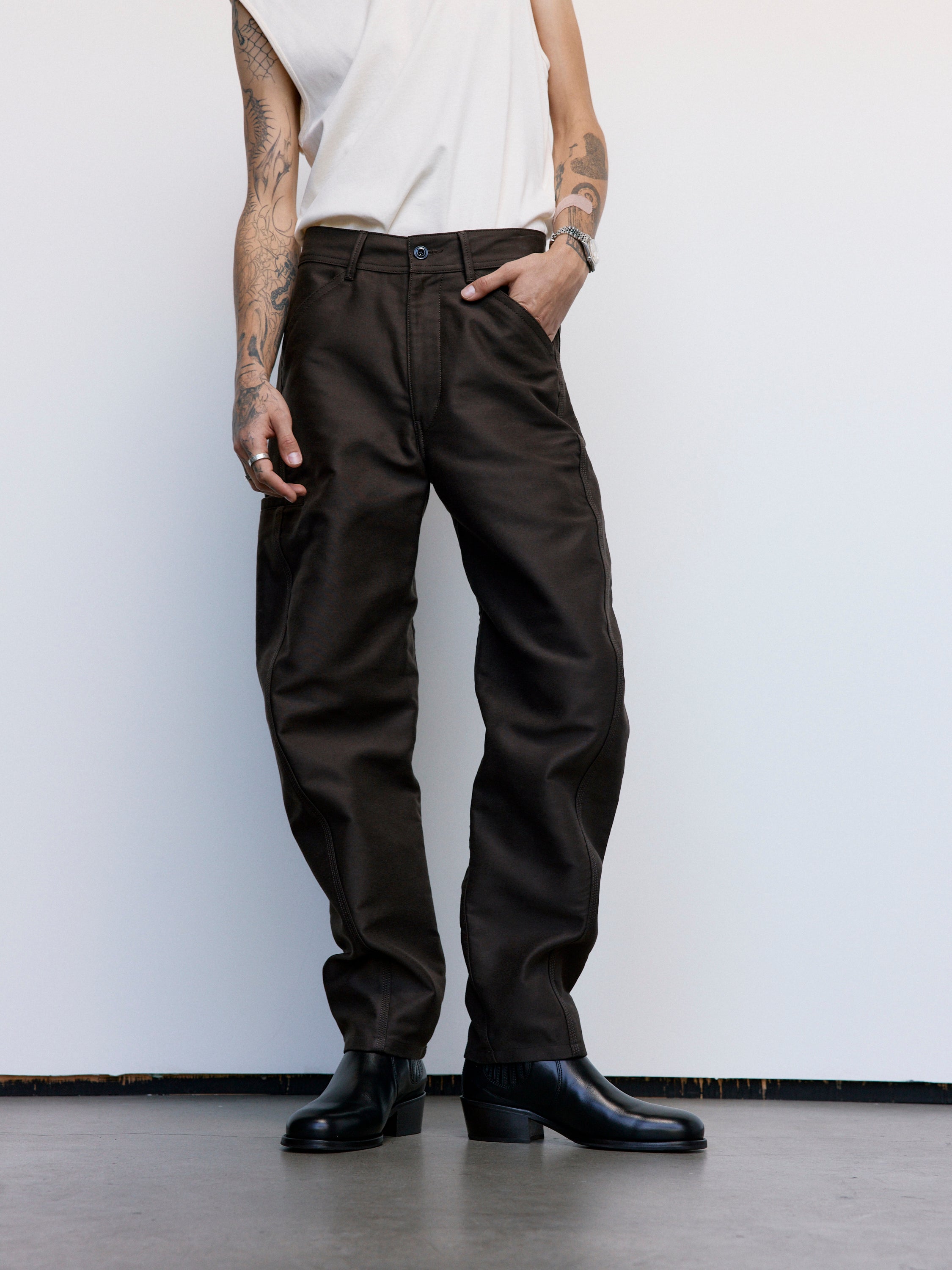 パンツ LEMAIRE TWISTED WORKWEAR PANTS 28360928_57782003_600.jpg