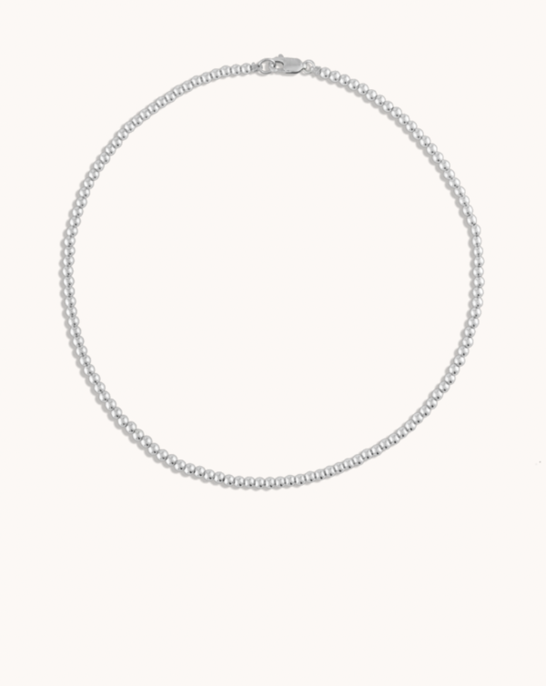 Alexa Leigh 4MM Ball Necklace - Sterling Silver