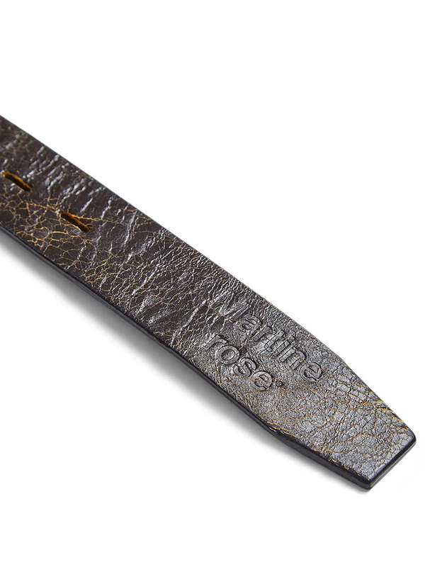 Martine Rose Bondage Belt - Black/Yellow Crackling | Garmentory