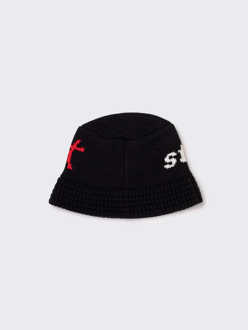 Stussy Stussy Sport Knit Bucket - Black | Garmentory