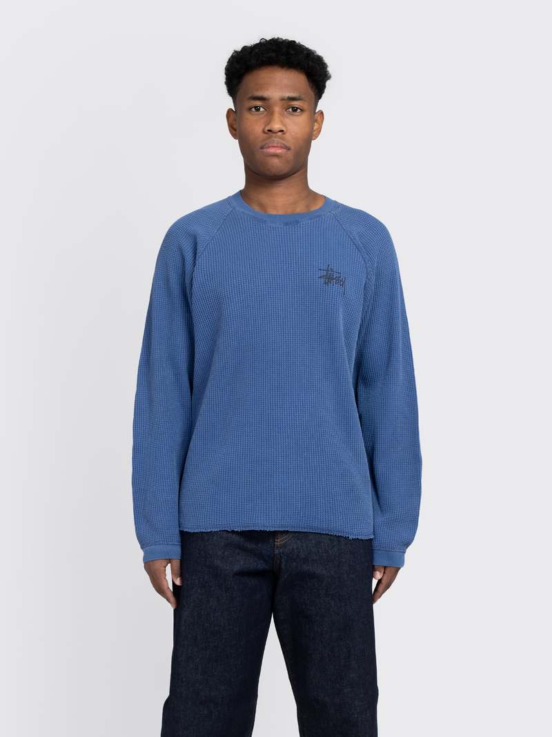 Stussy Raglan Thermal Basic Stock (Pine) - Commonwealth