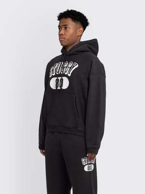 Stussy 80 Relaxed Hood - Washed Black | Garmentory