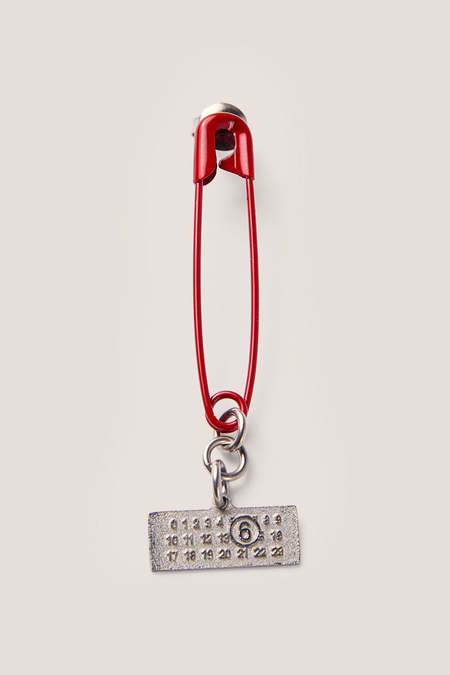 MM6 Maison Margiela Dice Earrings - Black | Garmentory
