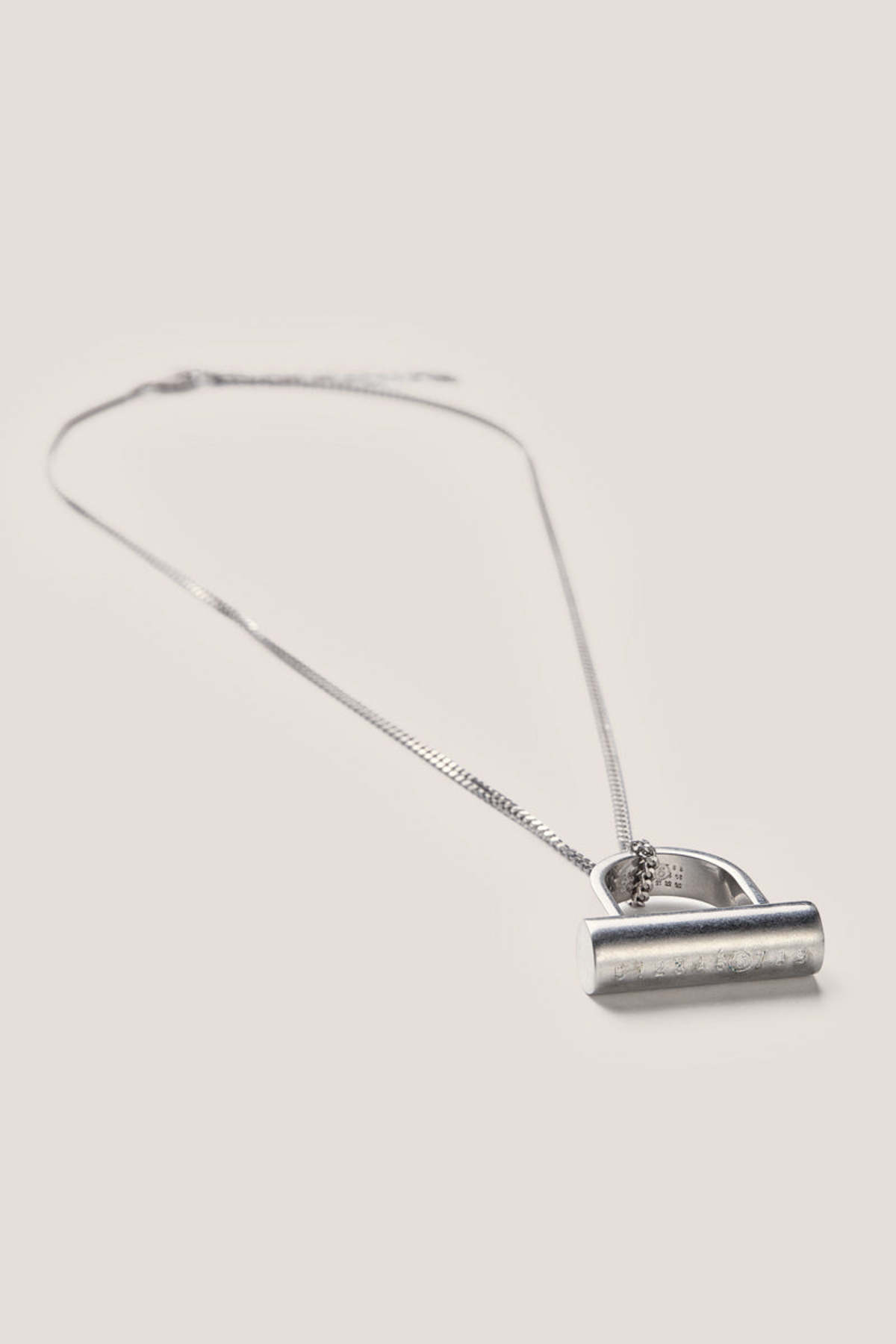 MM6 Maison Margiela Found Object Harware Necklace - Silver