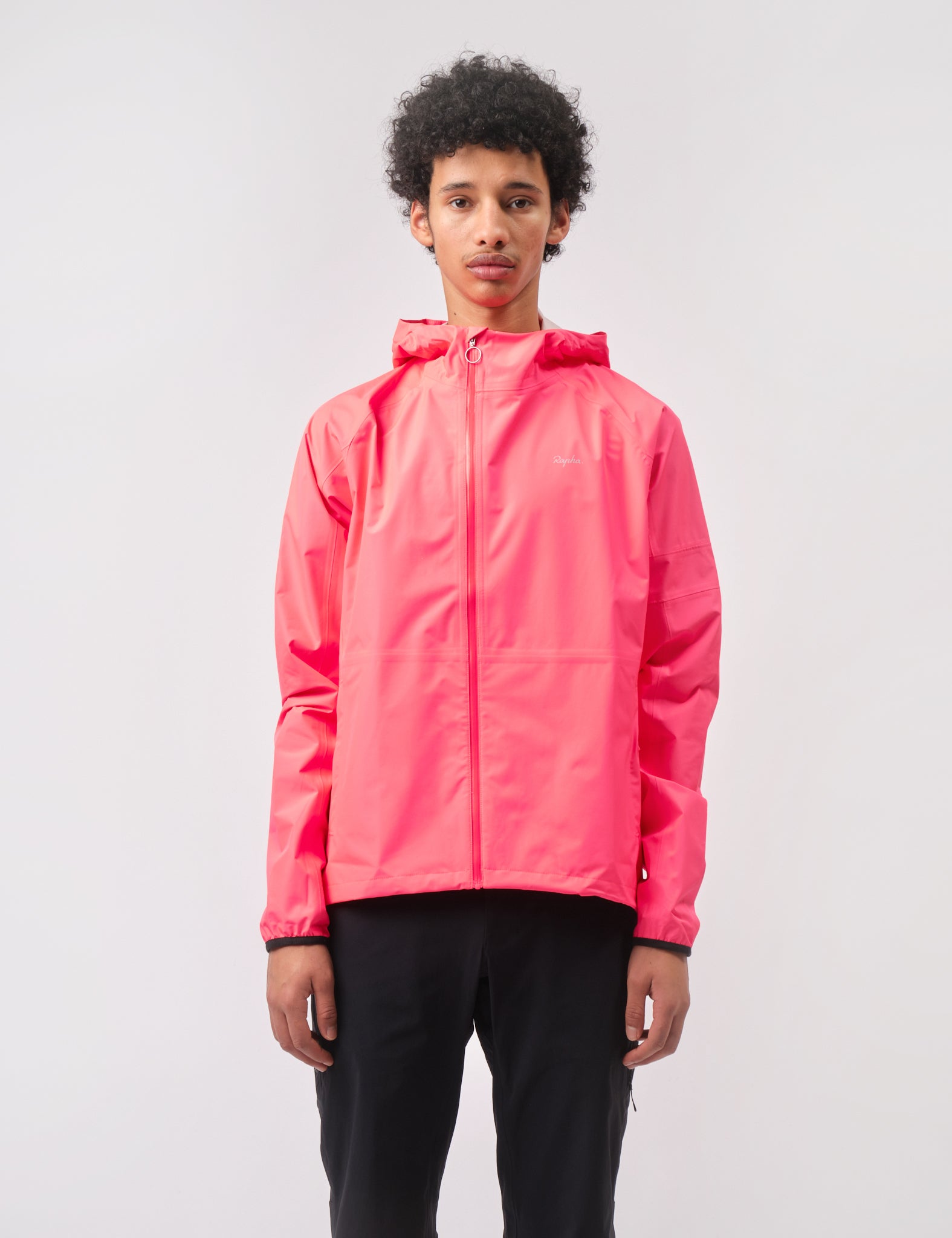 Rapha Men's Commuter Jacket High Vis Pink/Silver Garmentory