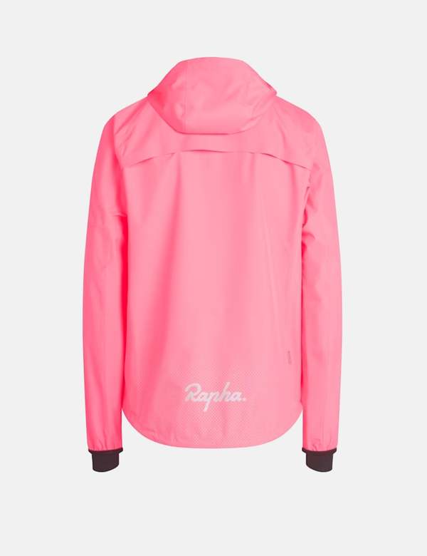 Rapha Men's Commuter Jacket - High Vis Pink/Silver | Garmentory
