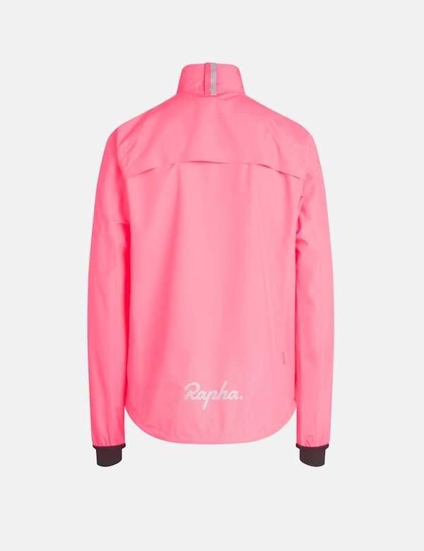 Rapha Men's Commuter Jacket - High Vis Pink/Silver | Garmentory