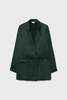 Silk Laundry Relaxed Blazer - Scarab - Thumbnail 4
