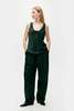 Silk Laundry Scoop Neck Tank - Scarab - Thumbnail 1