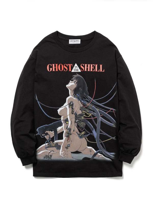 Flagstuff Kusanagi L/s T-shirt1 - Black