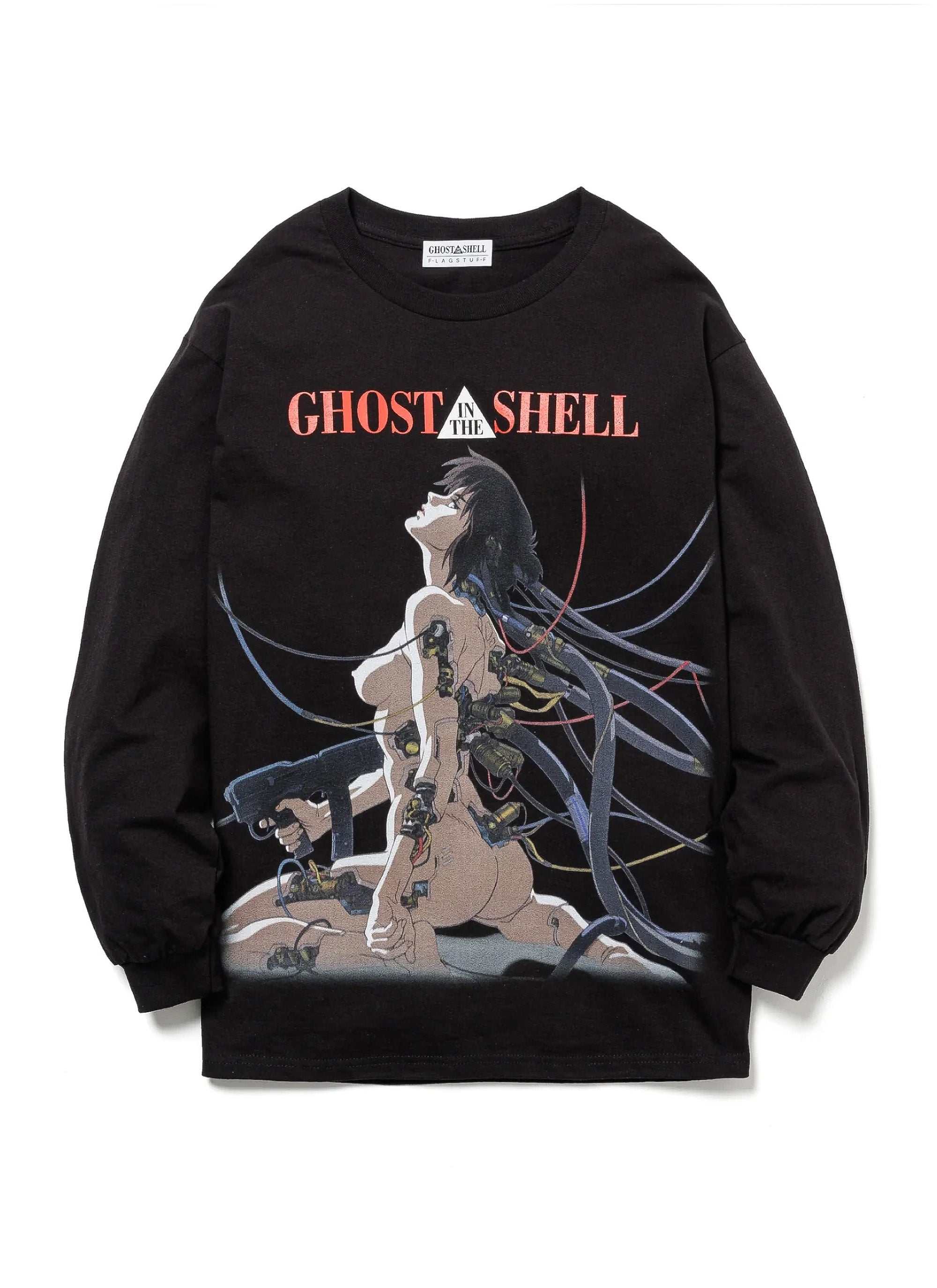 Flagstuff Kusanagi L/s T-shirt1 - Black | Garmentory