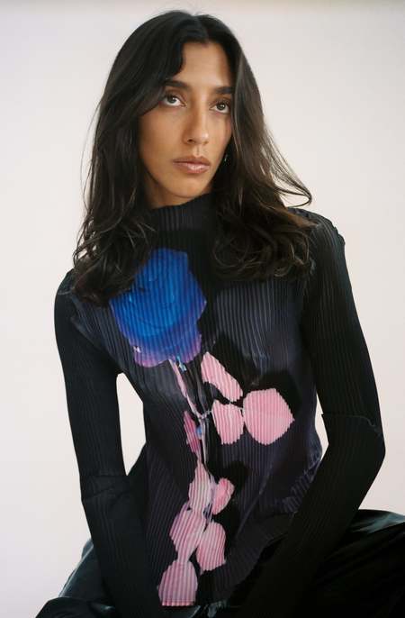 Julia Heuer Anna Top, Axel print | Garmentory