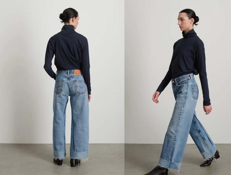 B Sides Reworked Culotte - Vintage Indigo
