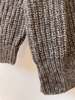 Happy French Gang Gaston Undyed Alpaca Cardigan - Graphite - Thumbnail 8