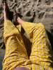 Happy French Gang Omar Summer Grid Pants - Yellow - Thumbnail 1