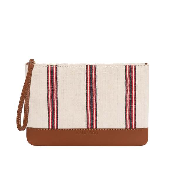 K'ai & Vrosi Apollon Clutch - Tobacco