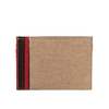 K'ai & Vrosi Leather Canvas Cardholder - Cream - Thumbnail 2