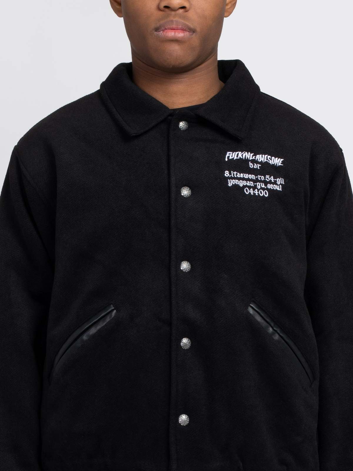 Fucking Awesome Korea Bar Varsity Jacket | Garmentory