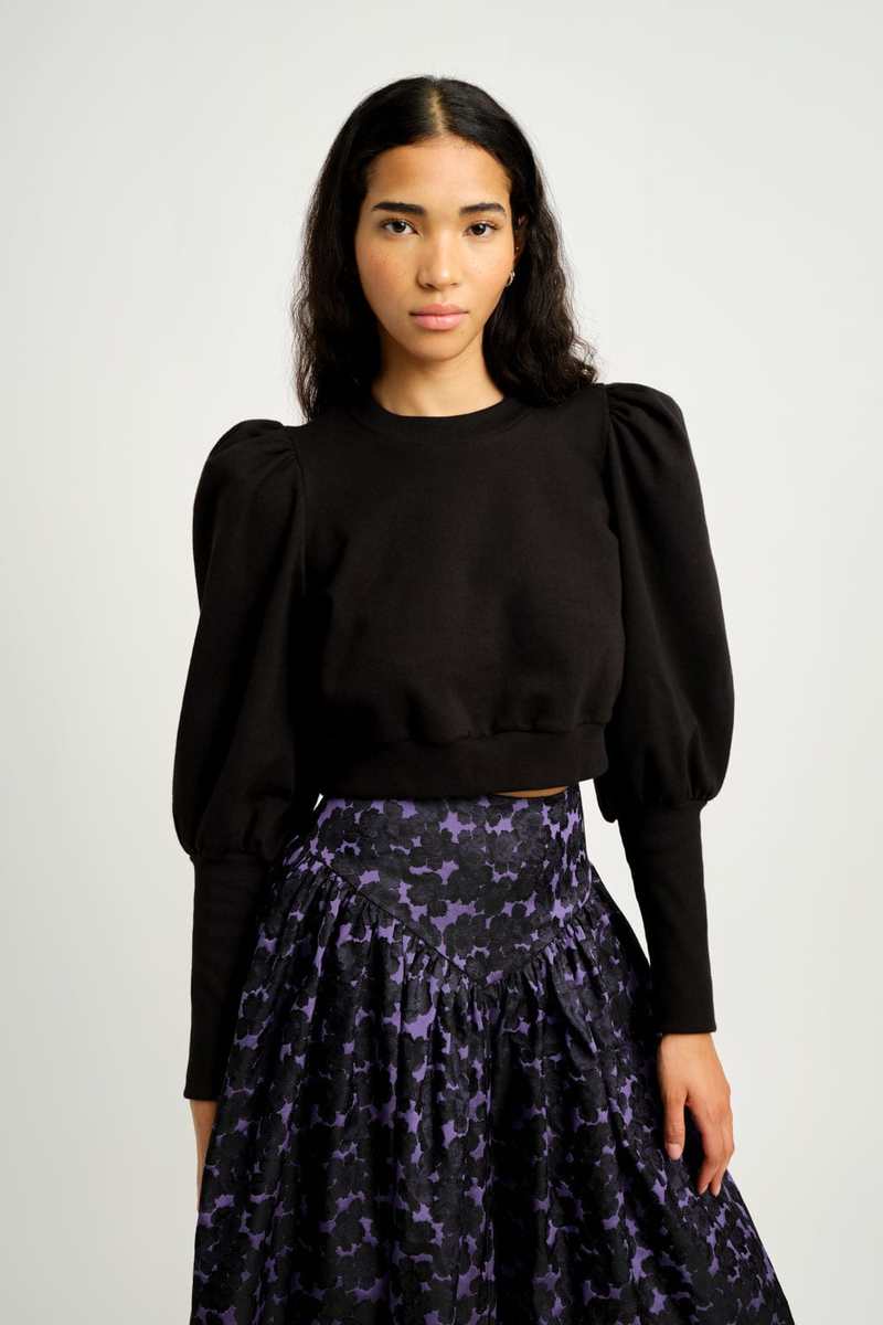 Eliza Faulkner Lana Fleece Sweater - Black Eliza Faulkner Lana Fleece Sweater - Black