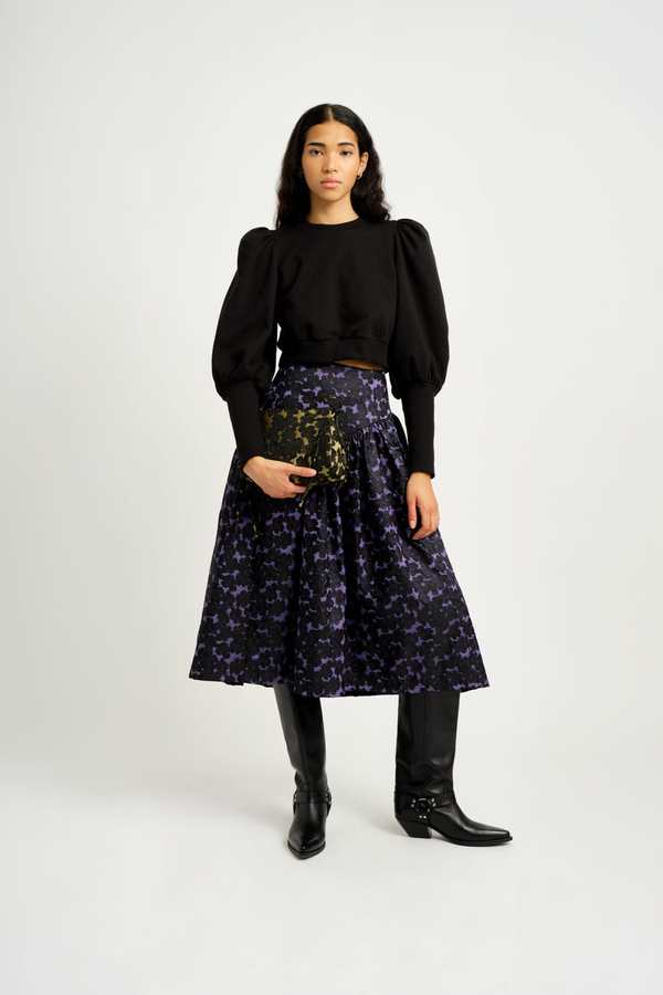 Eliza Faulkner Lana Fleece Sweater - Black Eliza Faulkner Lana Fleece Sweater - Black