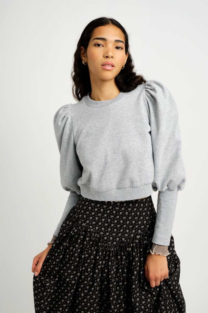 Eliza Faulkner Lana Fleece Sweater - Grey Eliza Faulkner Lana Fleece Sweater - Grey
