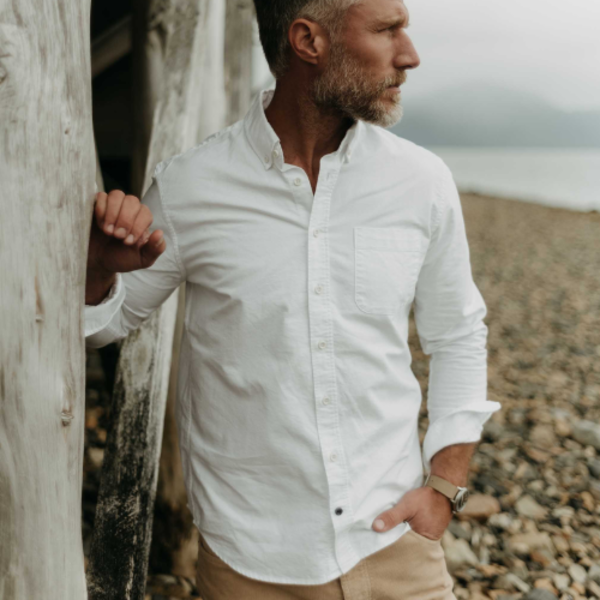Taylor Stitch Jack Oxford Shirt - Everyday White