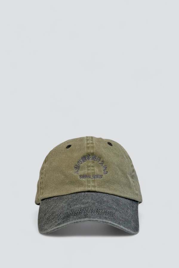 Assembly Embrace Mystery Embroidered Hat - Khaki/Washed Black