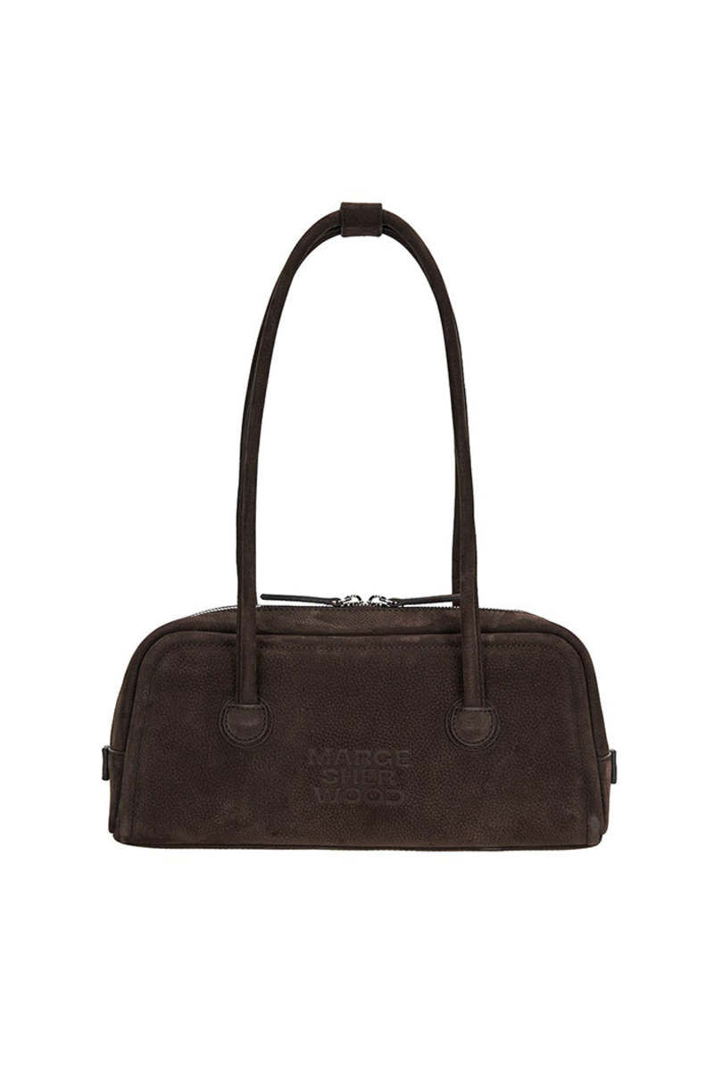 韓国【MARGE SHERWOOD】SOFT BAGUETTE BAG studded suede Marge Sherwood Soft Baguette Bag - Hush Nubuck | Garmentory