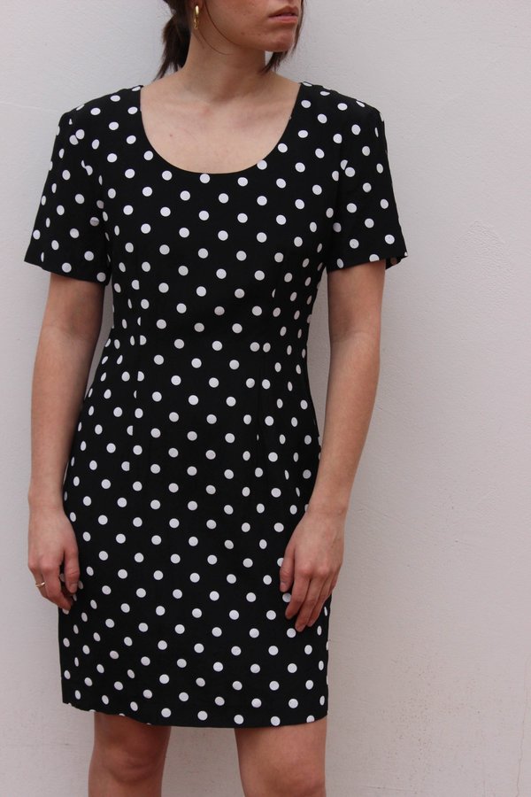 Found Vintage Polka Dot Shift | Garmentory Found Vintage Polka Dot Shift | Garmentory