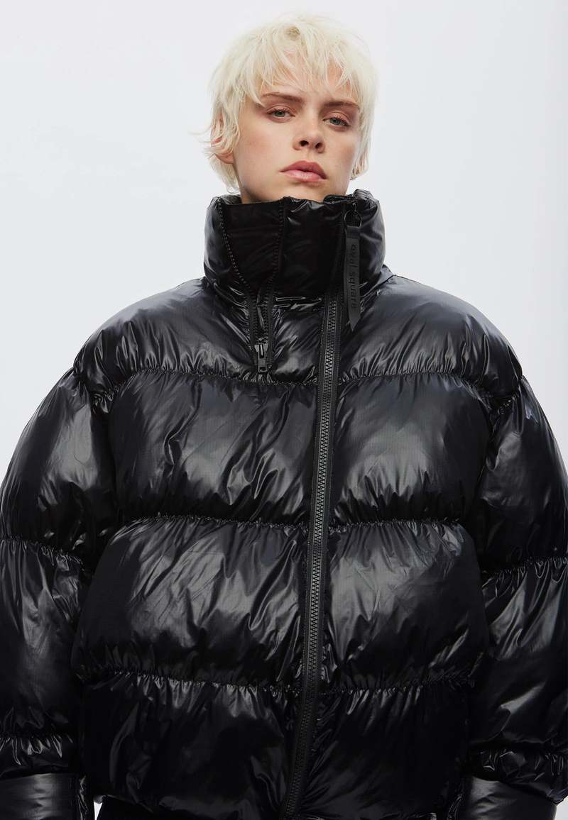 Oval Square Active Zip Jacket - Black | Garmentory