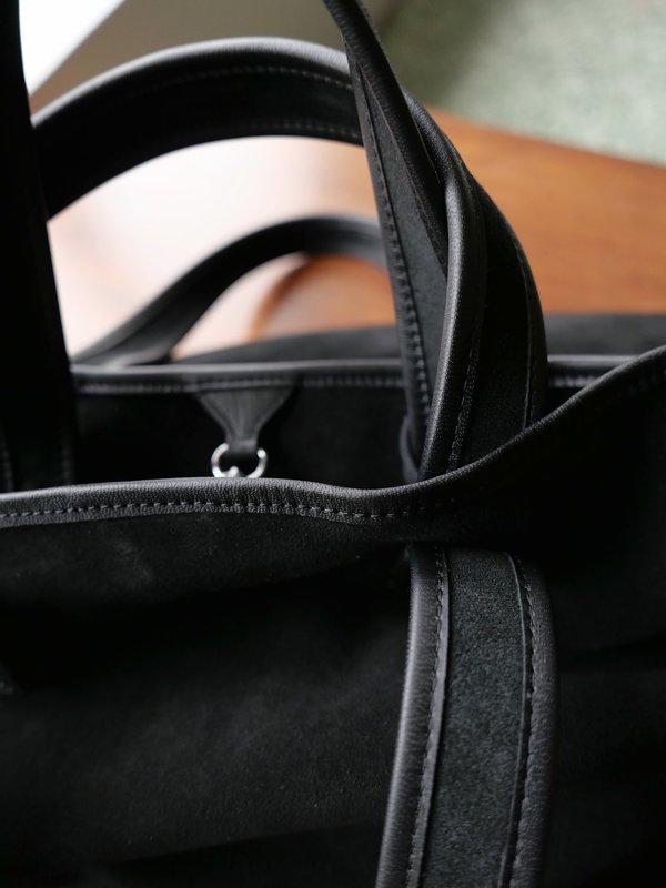 KASSL EDITIONS SUEDE TOTE IN BLACK | Garmentory