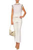 Simkhai Michelle Cropped Pant - Ivory - Thumbnail 1