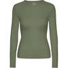 Colorful Standard T-Shirt Rib Manches Longues - Dusty Olive - Thumbnail 1
