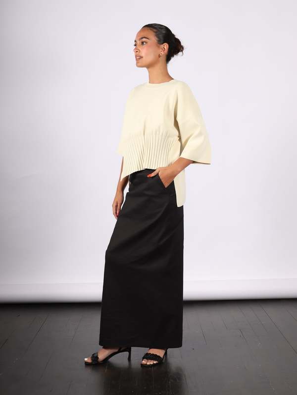 Issey Miyake Lithe Top - Cream | Garmentory