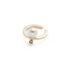 Hirotaka Bumble Bee Pearl Diamond Ear Cuff - Gold - Thumbnail 3