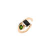 Hirotaka Onyx Chrome Diopside Ear Cuff - Gold - Thumbnail 3