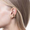 Hirotaka Onyx Chrome Diopside Ear Cuff - Gold - Thumbnail 2