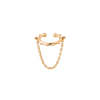 Hirotaka Sea Anemone Chain Ear Cuff - Gold - Thumbnail 3