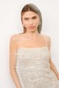 Loucia Lexi Double Layer Sequin Mini Dress - Thumbnail 7