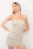 Loucia Lexi Double Layer Sequin Mini Dress - Thumbnail 8