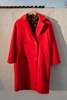 Jess Meany Avens Engine Wool Coat - Red - Thumbnail 1