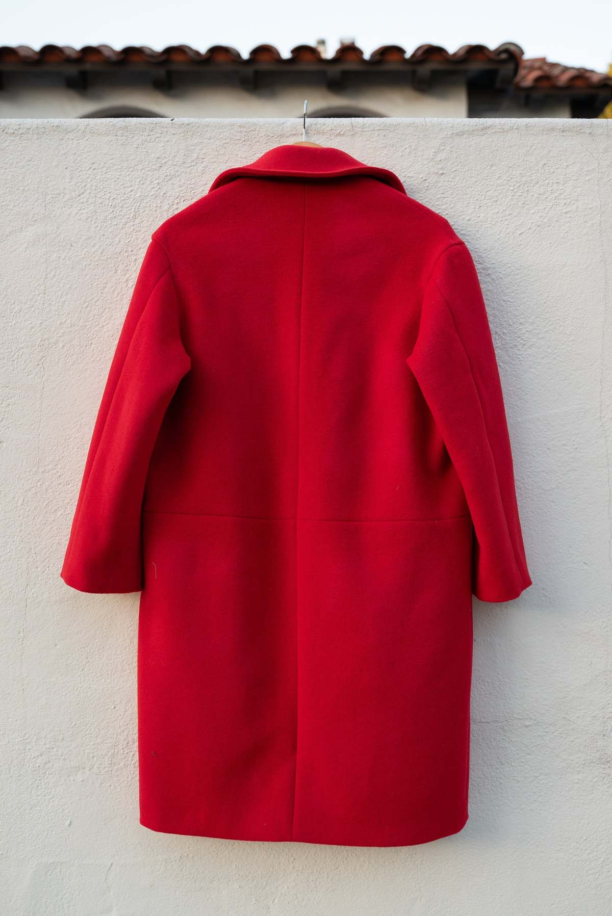 Jess Meany Avens Engine Wool Coat - Red - Image 4 of 5