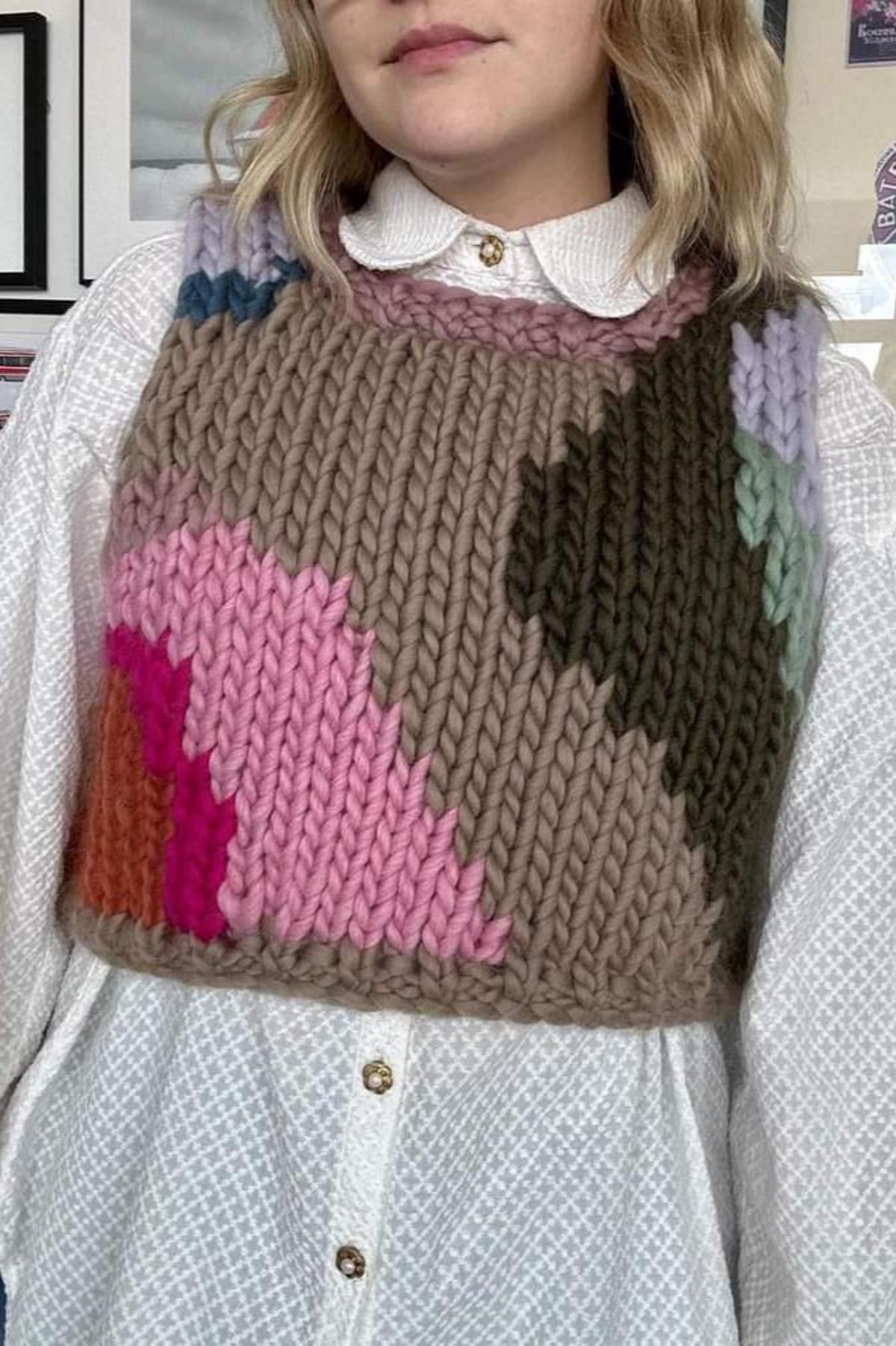 Toast & Yarn Blobby Vest - Image 1 of 4