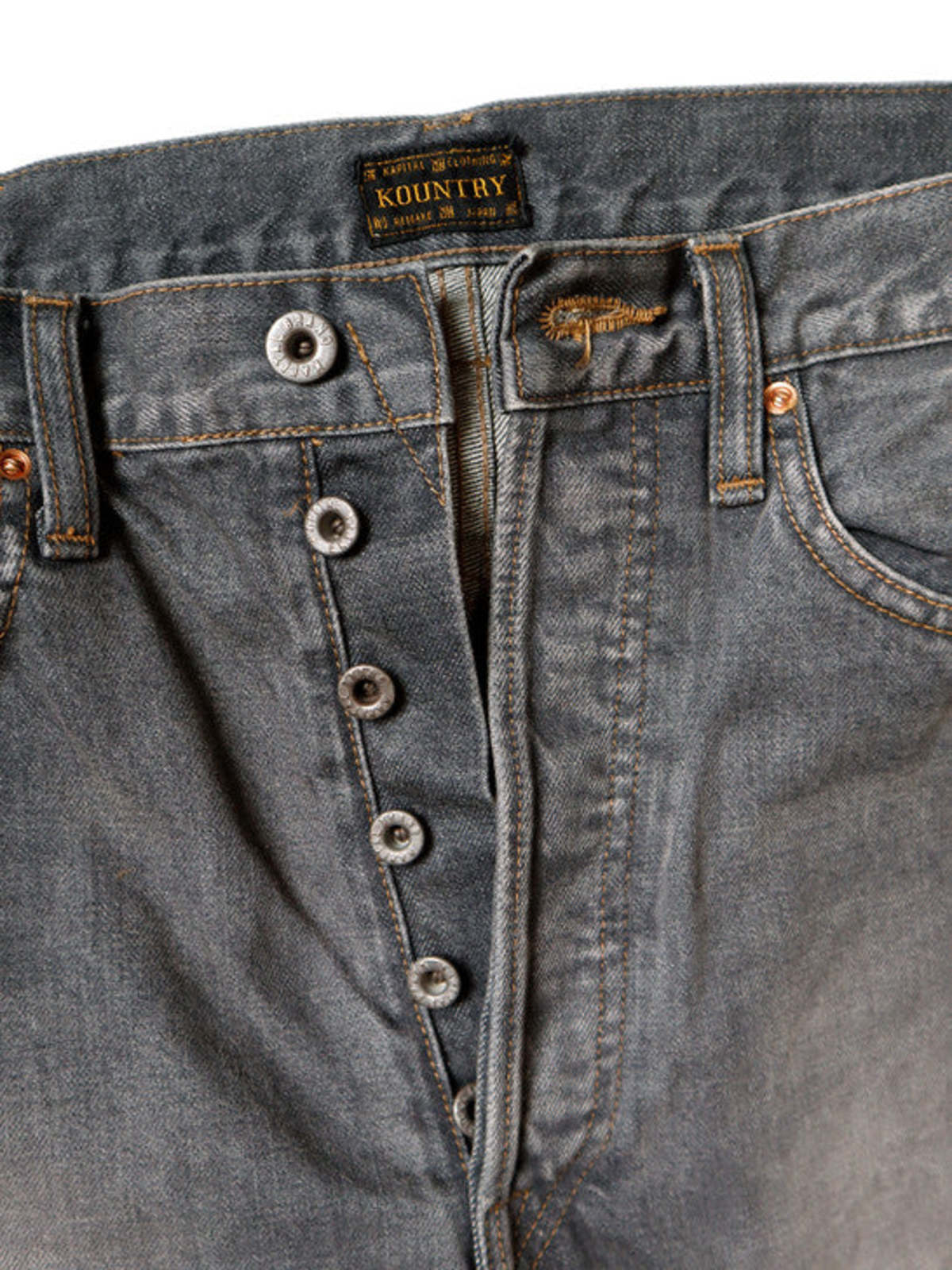 パンツ Kapital 14oz Denim Mexican Tuxedo 5P Kapital 14oz Black Denim MEXICAN TUXEDO 5P OKAGILLY | Canoe Club