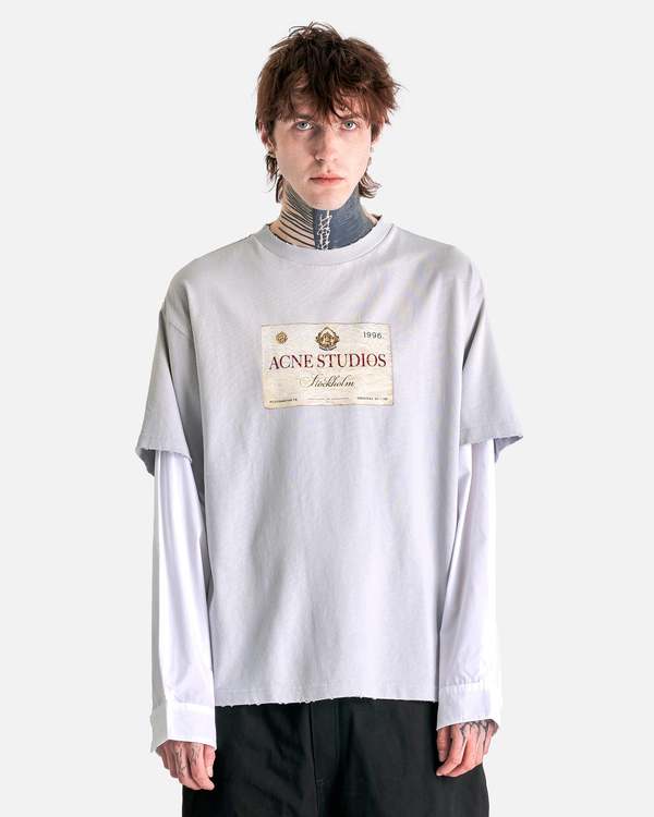 Acne Studios 1996 OG Acne Studios T-Shirt - Light Grey | Garmentory
