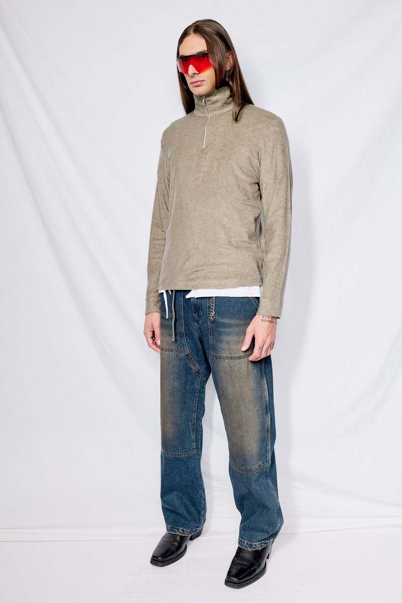 OUR LEGACY｜SWEATSHIRTS (Delicate Funnel Corroded Olive Our Legacy - Delicate Funnel Corroded Olive Everyday Frotte