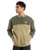 MALBON GOLF Gauge Henley Sweatshirt - Army - Thumbnail 2