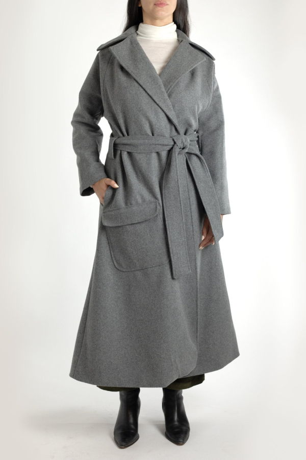 Meg Novio Coat - Grey