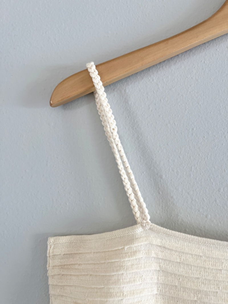 Wol Hide Ripple Cami - Ecru