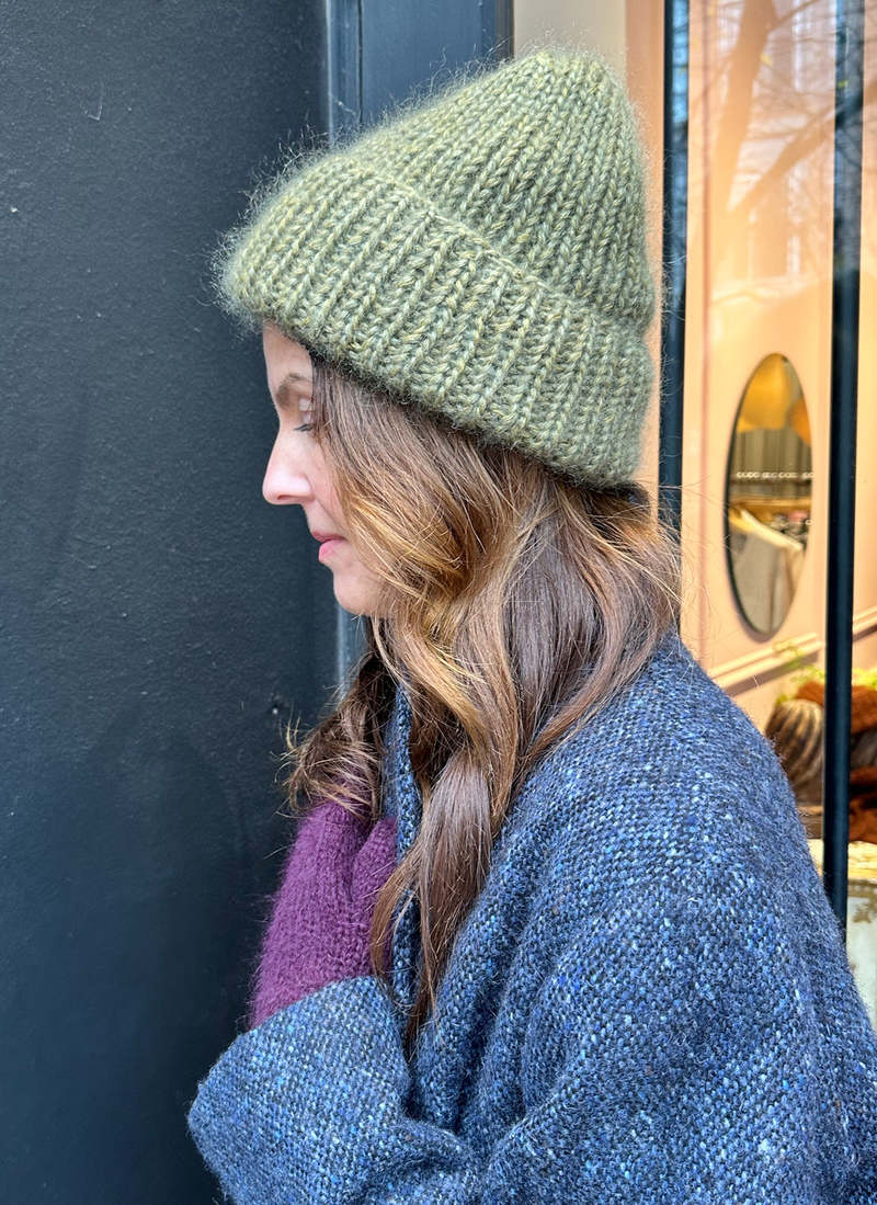 Karakoram Alpaca Silk Beanie Swamp